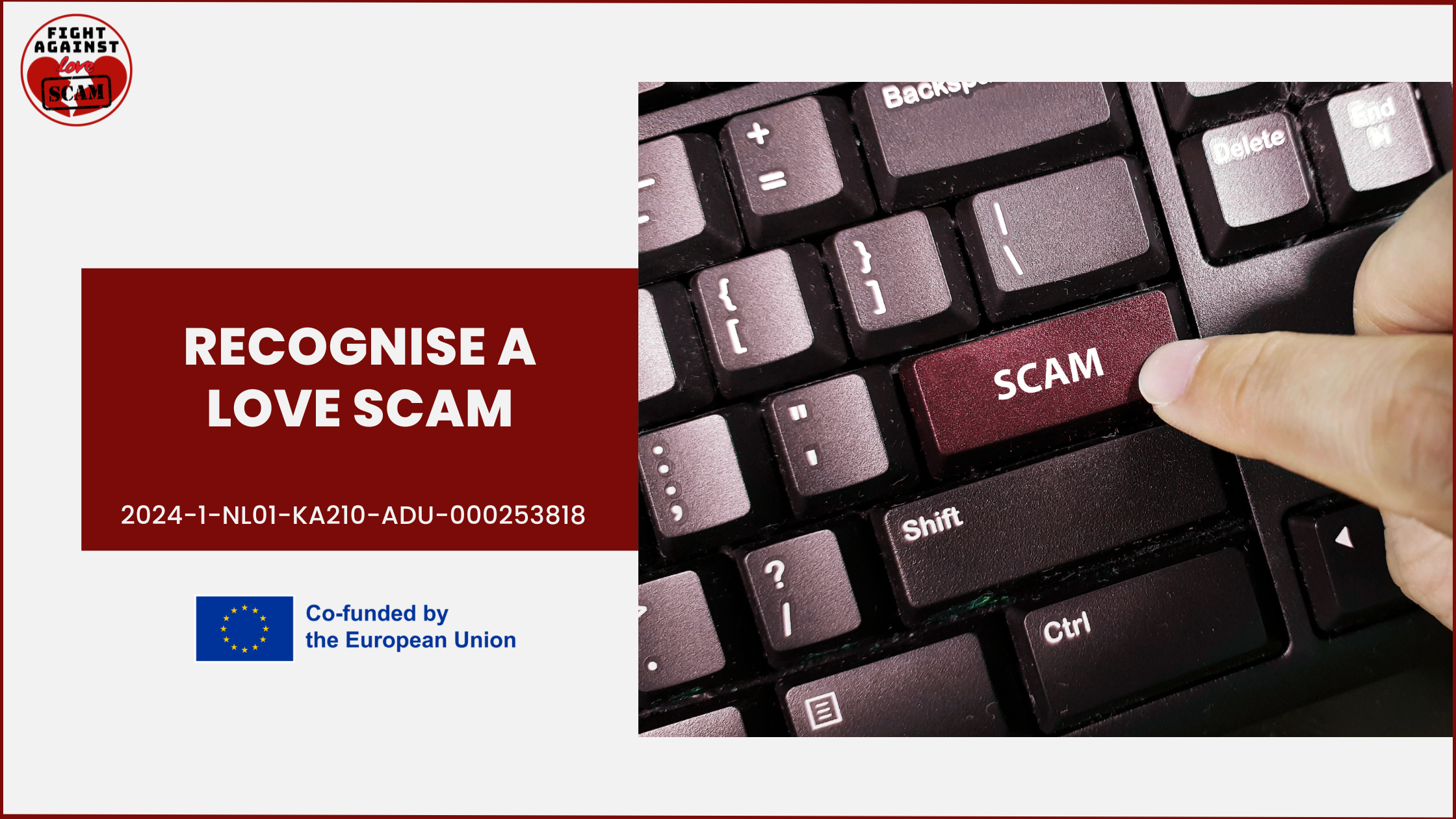 Learn to recognise a love scam